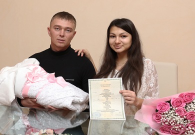 3000-ый малыш зарегистрированный в органе ЗАГС Ленинского района г.Кемерово
